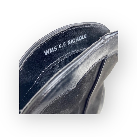 new Dolce Vita ⌘ Nichole Western Chunky Heel Sleek Cowboy Boot ⌘ Black ⌘ 6.5M - Picture 6 of 16